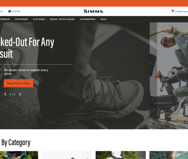 Simms Fishing Products jacket boots