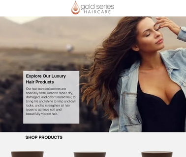 Moroccan Gold Series styling treatment