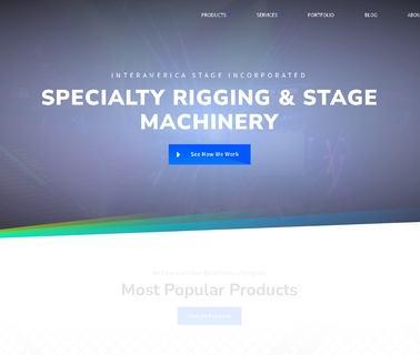 Stage Rigging, Machinery and Specialty Equipment broadcast installation