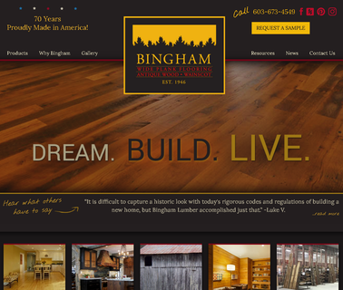 Bingham Lumber Inc. prefinished