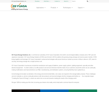 Gs Battery Usa suv storage