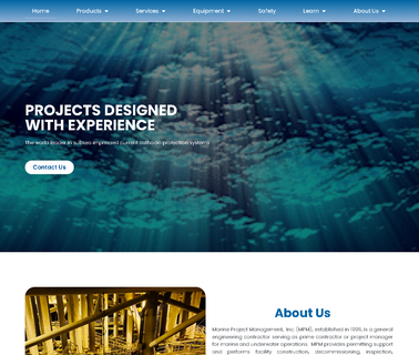 Marine Project Management Home Page wire inspection