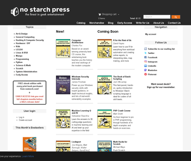 No Starch Press cartoons