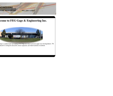 Feg Gage & Engineering Inc fixtures specializing