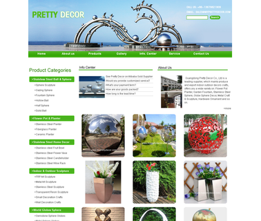 Shenzhen Pretty Decor Industrial ball sculpture
