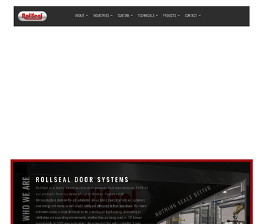 Rollseal industrial door seals