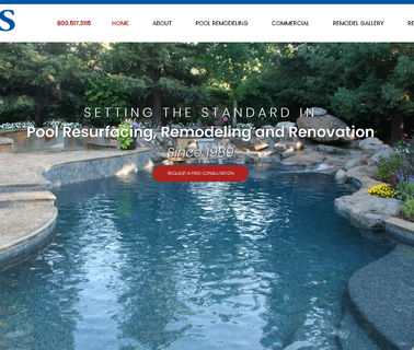 Burketts Pool Plastering commercial water features