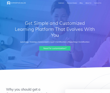 Examination Online education online technology