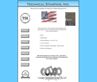 Technical Stamping hardened steel washers