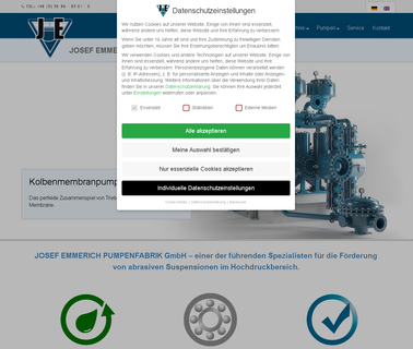 Josef Emmerich Pumpenfabrik delivery pumps