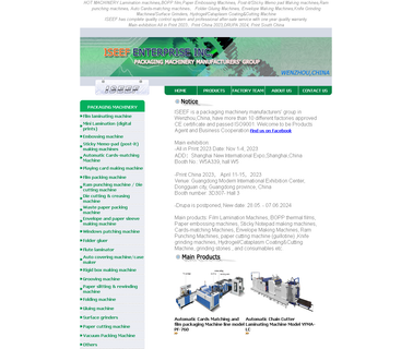 Iseef Enterprise Inc. envelope making