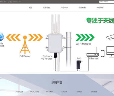 Asian Creation Antenna Communication dual fiberglass