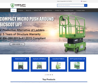 Xunte Hydraulic Lifting Machinery stationary ramp
