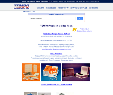 Tempo Precision Molded Foam static insulation
