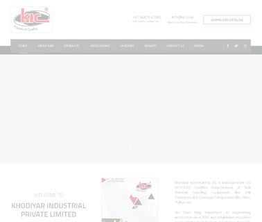 Khodiyar Industrial Corporation flat belt industrial conveyor
