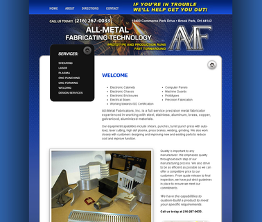 All-Metal Fabricators Cleveland Oh | Sheet Metal Fabrication welding copper sheet