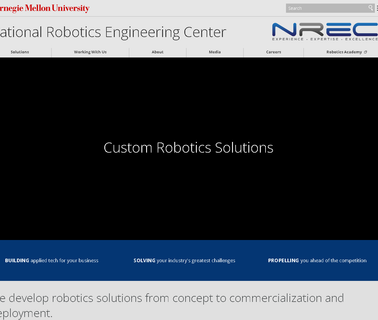 National Robotics Engineering Center front trucks