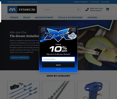 Macs Custom Tie Downs deck ties
