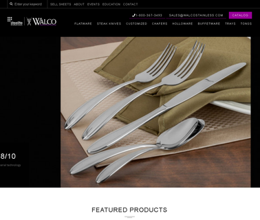 Walco Foodservice Tabletop & Buffet Accessories buffet flatware