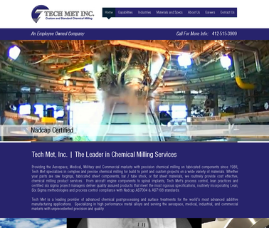 Tech Met Custom and Standard Chemical Milling Glassport Pa stainless pressed