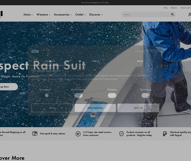 Gill North America keeping dry
