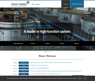 Welcome To Toyo Tanso U.S.A., Edm Graphite toyo jidoki