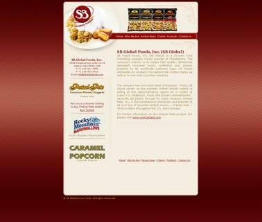 Sb Global Foods snacks can
