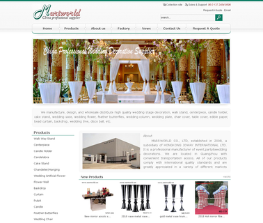 Guangzhou Martworld Trading Ltd. wedding table and chair