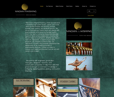 Metal Plating California Magma Finishing Corp copper nickel coating