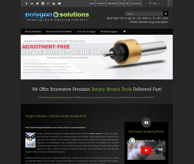 Polygon Solutions broaching cutting tools