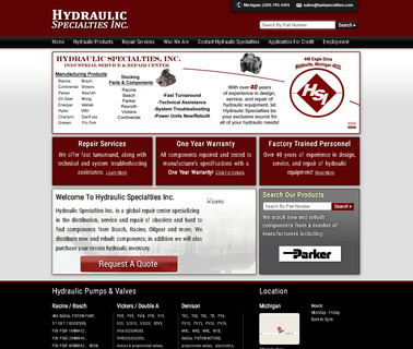 Hydraulic Components Service and Repair - Hydraulic Specialties radial pumps