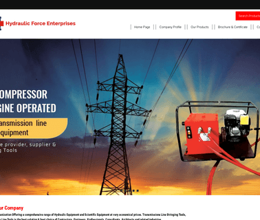 Hydraulic Force Enterprises line compressor