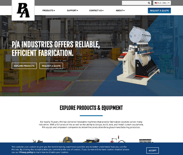 P/A Industries: Coil Handling Eq industries coil