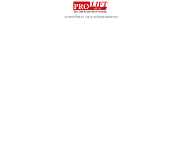 Prolift of Nj - the Lift Truck Professionals Welcome farm machinery leasing