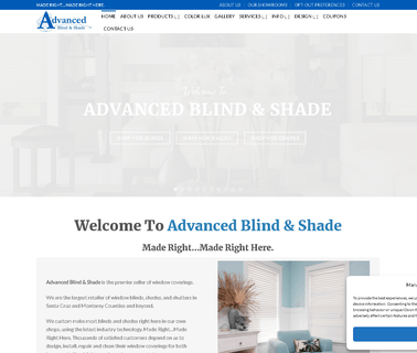 Advanced Blind & Shade shade window coverings