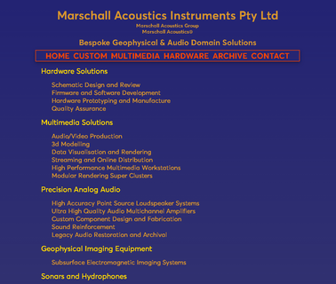 Marschall Acoustics Group coil gas