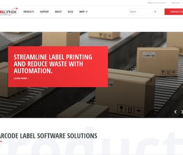 Teklynx barcode printing label