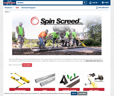 Spin Screed advanced off