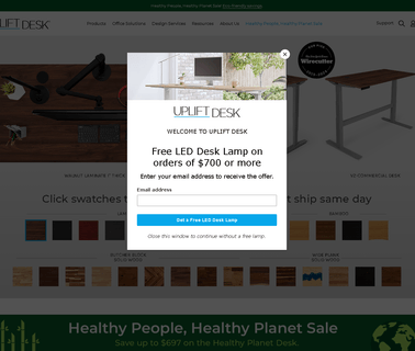 Home - Uplift Desk stand ergonomic