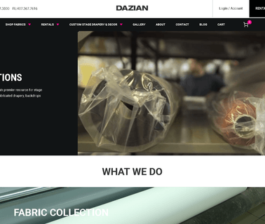 Dazian curtains stage