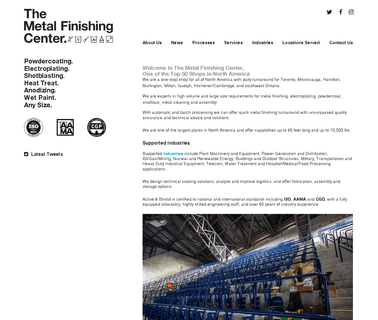 Metal Finishing Toronto Burlington Hamilton Southern requirements metal