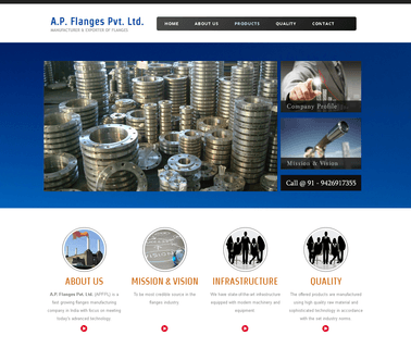 A. P. Flanges forged round steel bar