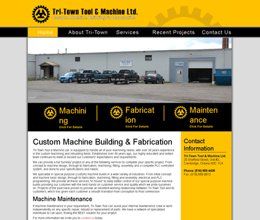 Machine Building & Fabrication | Home special machine building