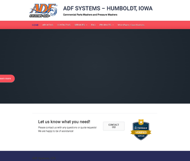 Home - Adf Systems high pressure fluid pump