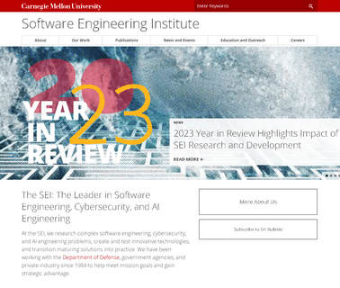 Cert Division of the Software Engineering Institute at training enforcement