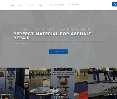 Aqua Patch Road Materials,  cold asphalt repair