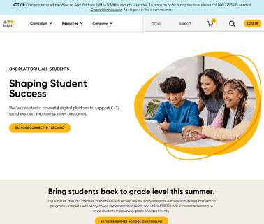 Houghton Mifflin Harcourt teacher
