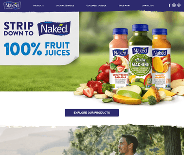 Naked Juice snacks bottled