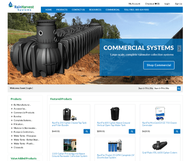 Rainharvest Systems filtration purification water