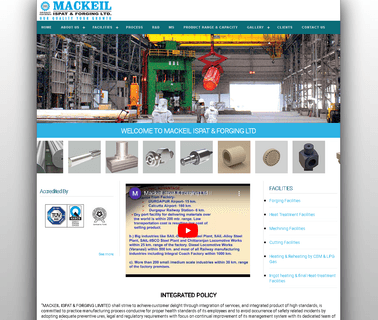 Mackeil Ispat & Forging Ltd. casting drum